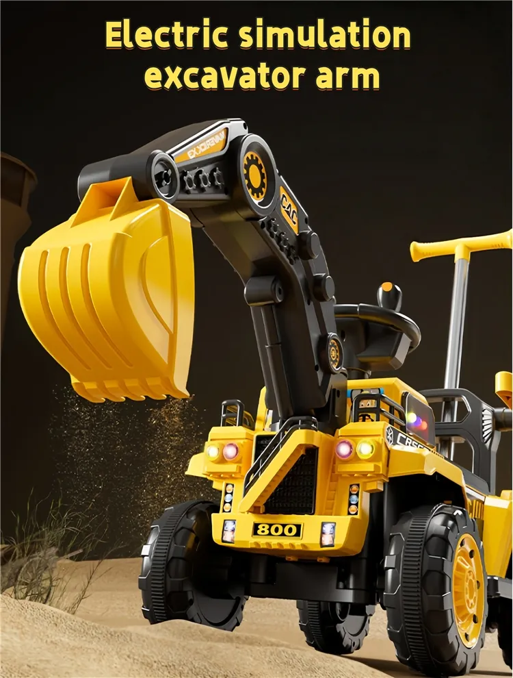 Excavator Toy Function