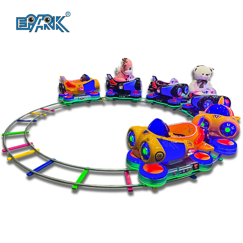 Amusement Park 6 Seats Track The Train Rides Plastic Train Rides for Children Ride Game Machine