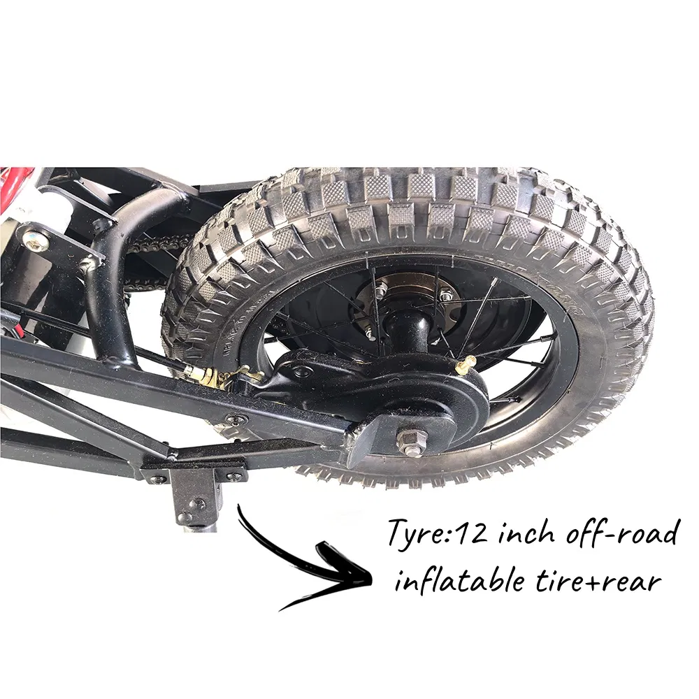 Wholesale Children Mini Electric Motor Motorcycle/36V 4ah Big Motor Durable Kids Motorcycle/12inch E Bike for Children