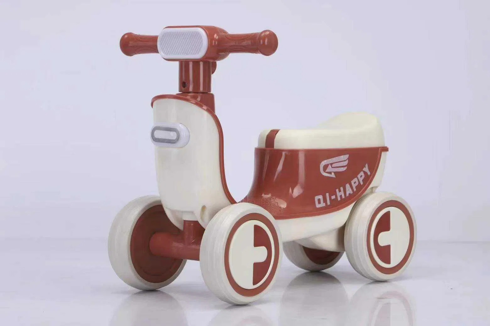 Children's Balance Car Four-Wheel Light Music Anti-Rollover Baby Twist Bike Ride on The Sliding Walker/Children Swing Car