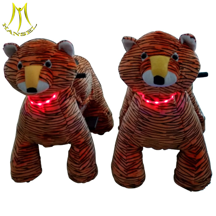 Hansel Coin Operated Plush Kids Electric Animal Scooters Ride