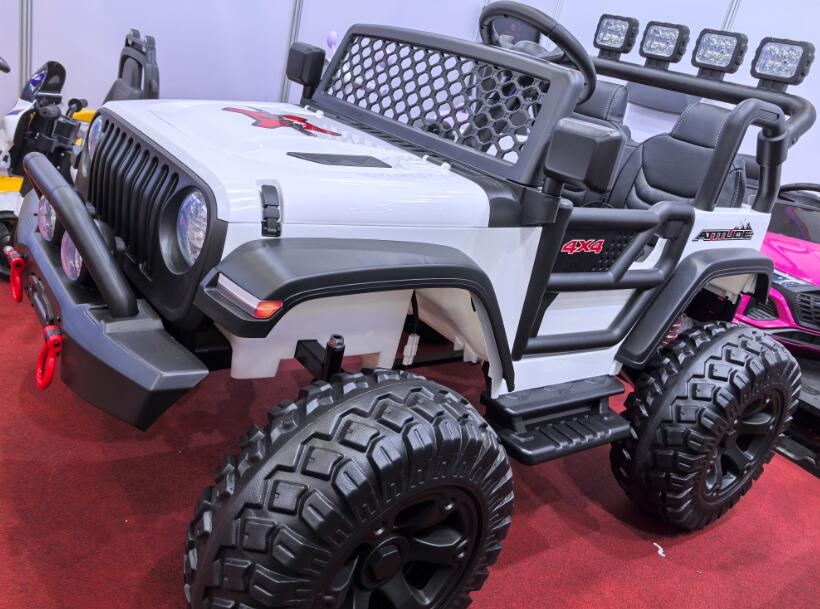 24V Electric Ride on Car, 2 Seater Battery Powered Truck for Kids