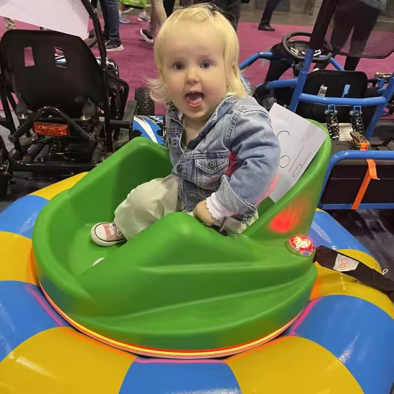 Qiqu 360 Degree Spin for Kids Amusement Park Inflatable Electric Bumper Car