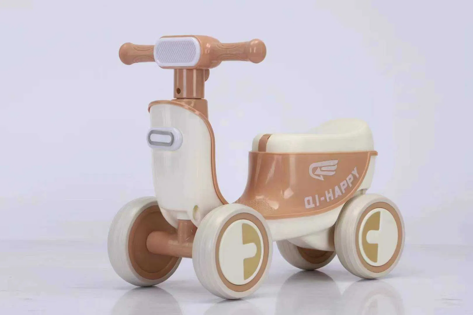 Children's Balance Car Four-Wheel Light Music Anti-Rollover Baby Twist Bike Ride on The Sliding Walker/Children Swing Car