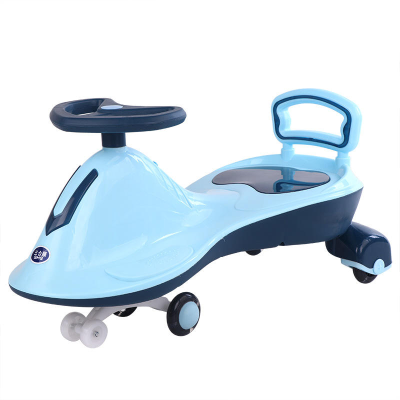 Children Toys Kids Baby Slide Car New Model Colorful Cheap Swing Car Ride on Toys with Push Bar