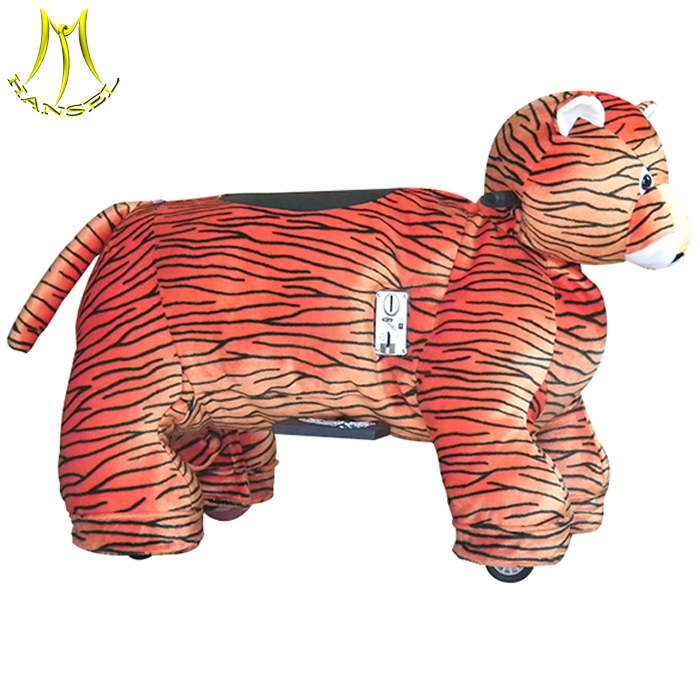 Hansel Coin Operated Plush Kids Electric Animal Scooters Ride