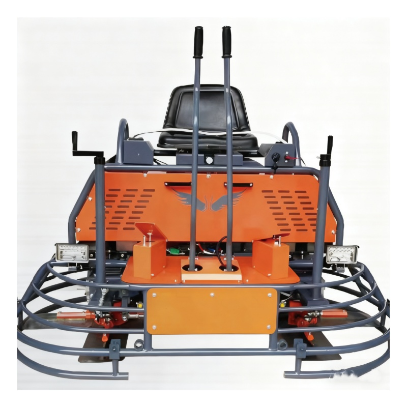Ride on Concrete Power Trowel Concrete Leveling Screed Finisher Large Area Flooring