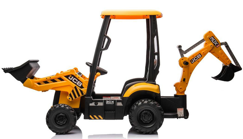 Jcb Licensed 12V Ride on Excavators Bulldozer, 2 in 1 Electric Construction Vehicle Kids Electric Car Ride on Toys