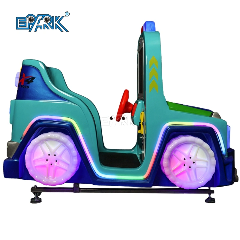 China Manufacturer Cheap Price FRP Material Kiddie Ride Bear Swing Car B with Fake Screen