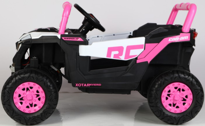 6/12V Ride on Toys for Big Kids, 2 Seater Ride on Cars with Remote Control, Ride on Truck W/ 4-Wheeler Suspension LED Lights UTV