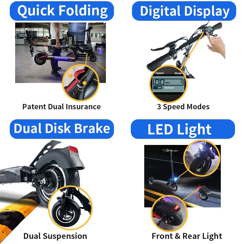 Factory Direct for Adults with Two Wheels Self-Balancing Best Push Kid Electric Scooter