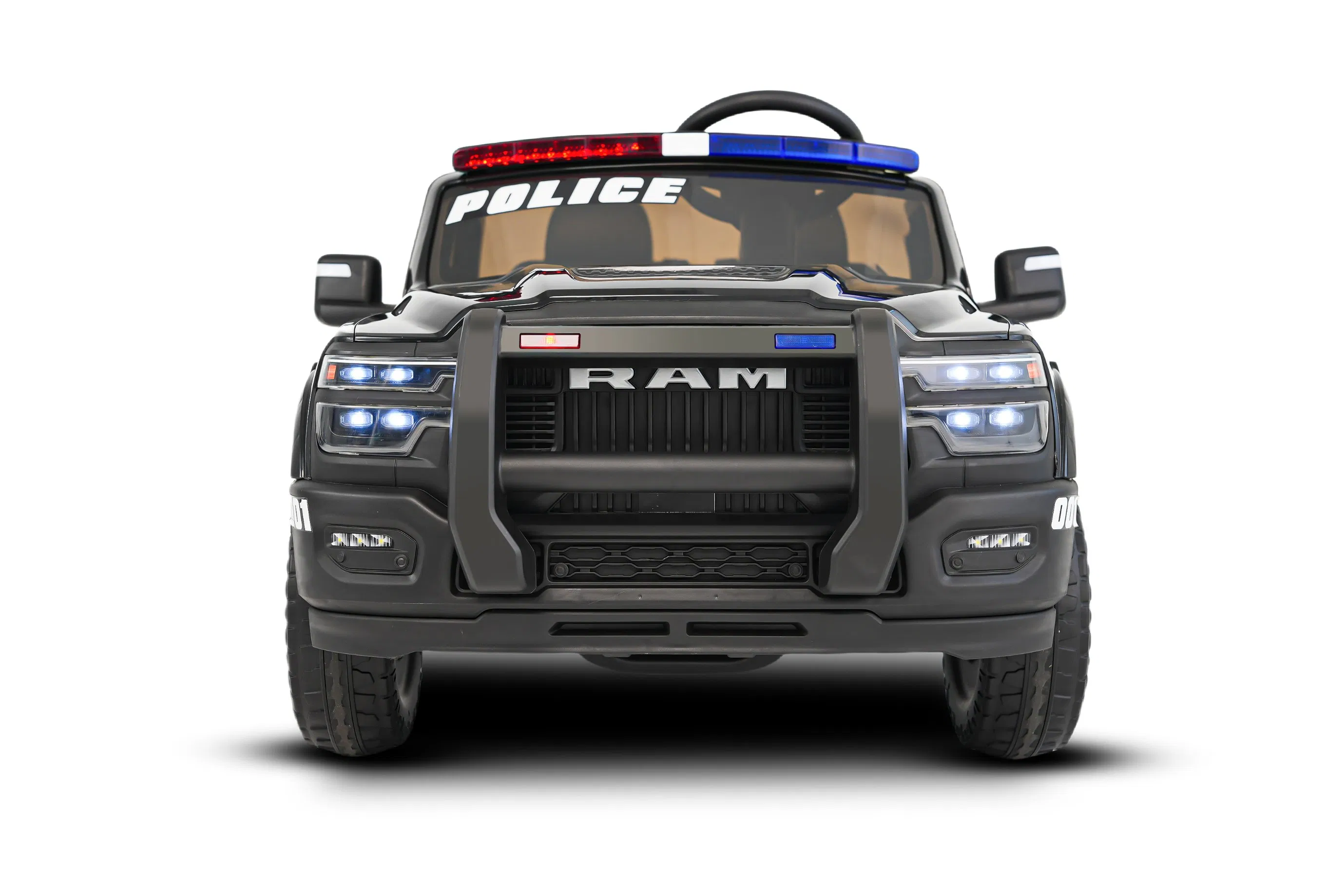 Licensed Dodge Cops Truck Kids Ride-on 12 V Battery Powered Electric Car with Remote Control