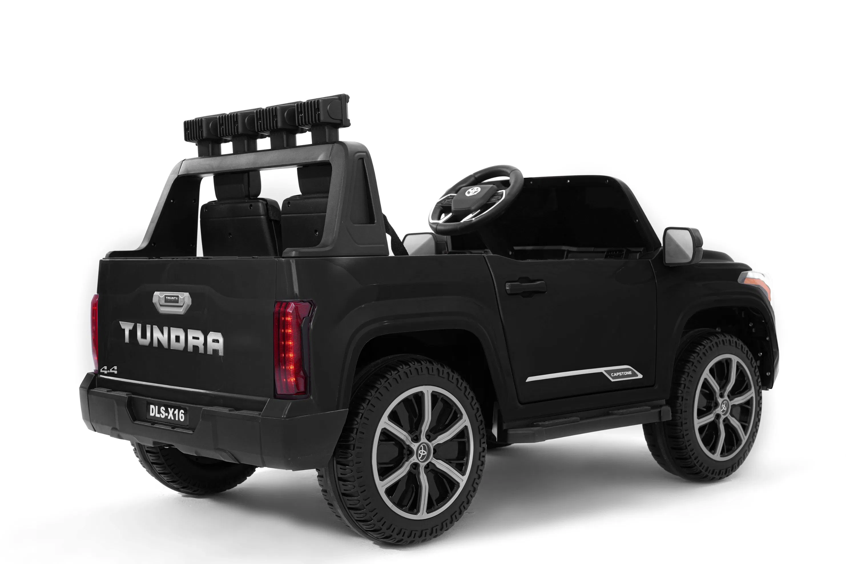 Official Toyota Kids Pickup Truck Electric Ride-on Toy with Bluetooth &amp; LED Lights