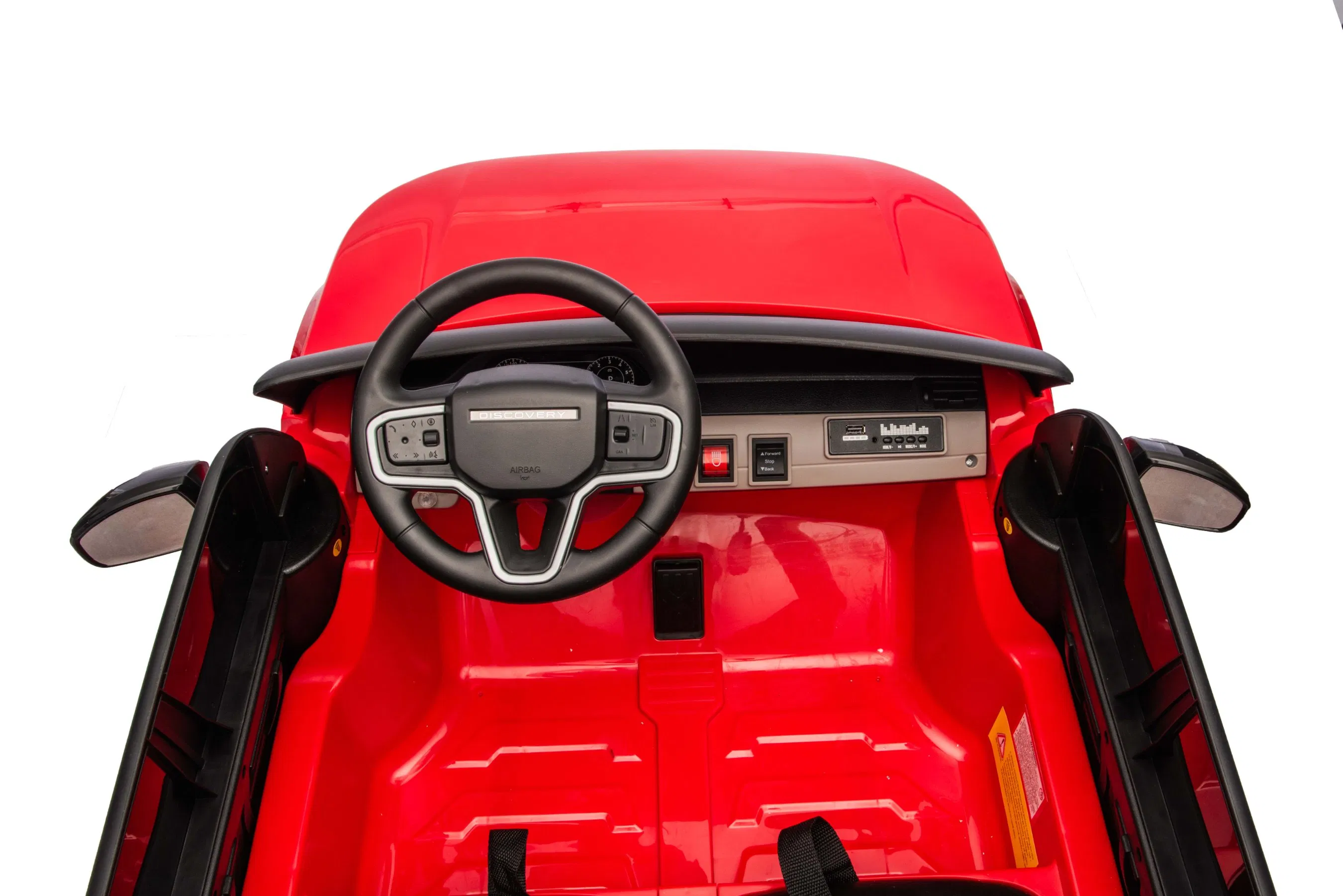 Licensed Range Rover Kids Ride-on Car 12V Battery Powered Electric Vehicle with Remote Control-Red