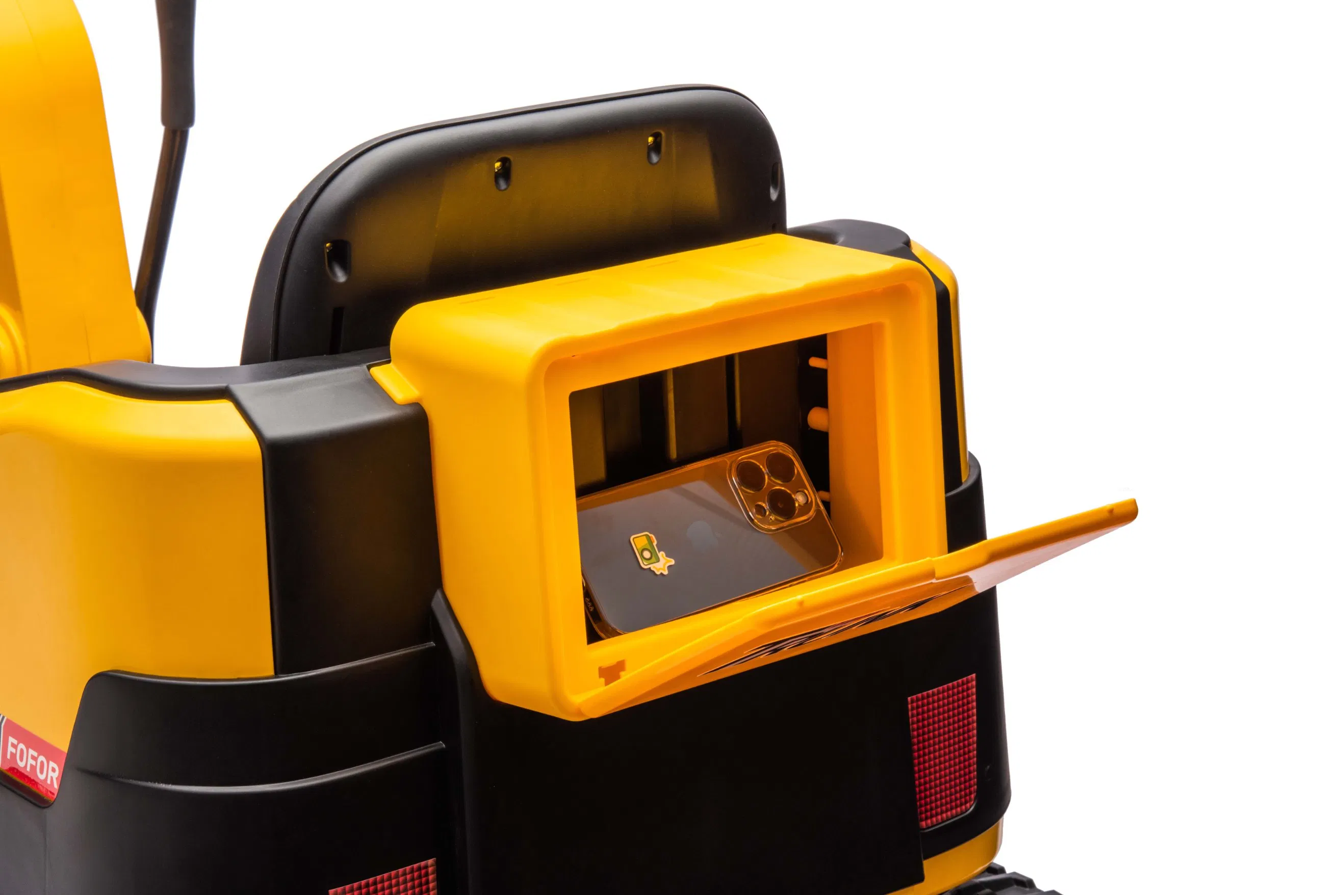 12V Kids Ride on Excavator with Dual Control Modes