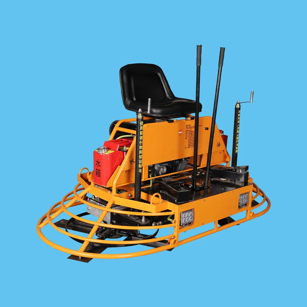 Simple Operation Construction Power Trowel 34*15mm Blade Road Ride-on Power Trowel