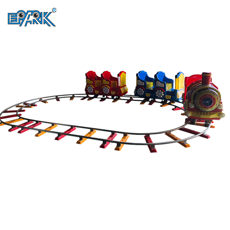 Amusement Park Rides Track My Train with 5 Seats Children Outdoor Playground Ride