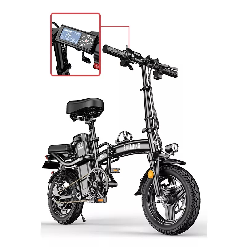 Cheap Electric Folding Bike 48V 350W 14inch Ebike Electric Bicycle E-Bike Folding Mini Electric City Road Bike Kids Adult