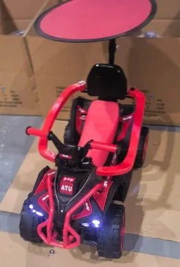 Ride on ATV Back View