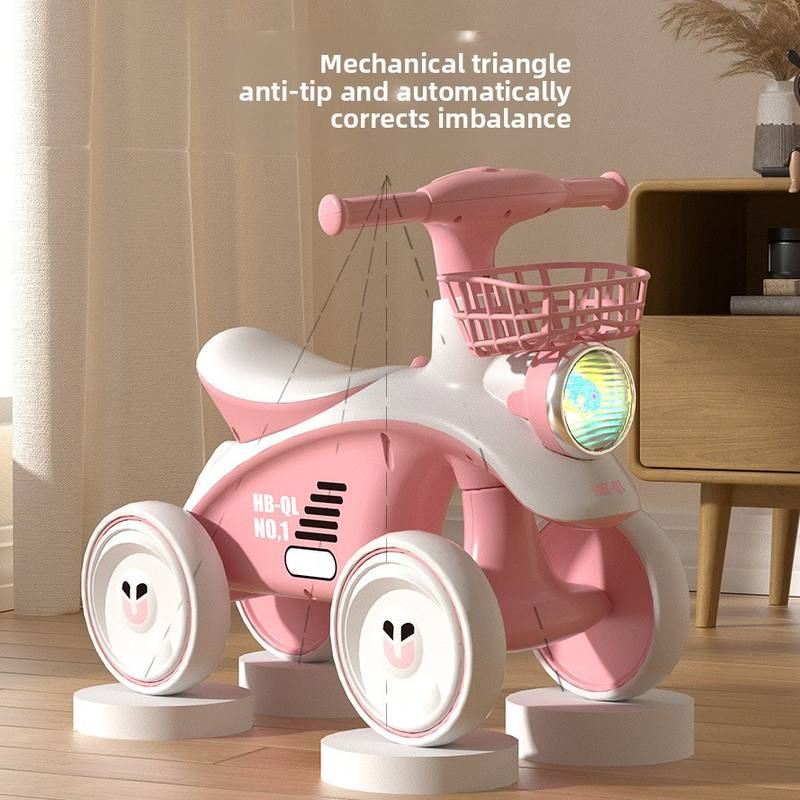 Juguete Wholesale Kids Outdoor No Pedals 1-4.5 Years Old Toddler Foot Scooter Kids 4 Wheels Ride-on Cars Toys Children Sliding Baby Balance Bike