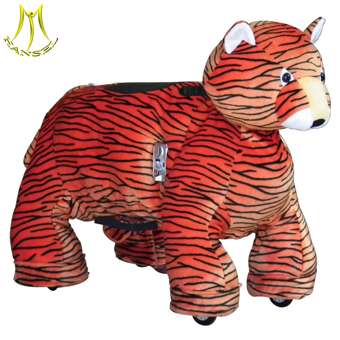 Hansel Coin Operated Plush Kids Electric Animal Scooters Ride