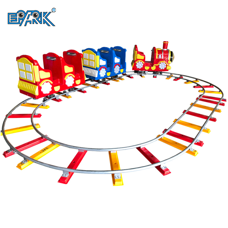Amusement Park Rides Track My Train with 5 Seats Children Outdoor Playground Ride