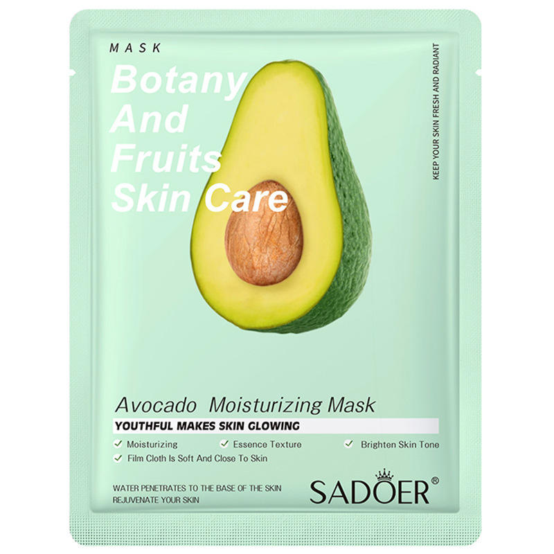 OEM Cosmetic Natural Organic Fruit Face Mask Skin Care Vitamin C Sheet Mask Form and Face Use Moisturizing Korean Facial Mask