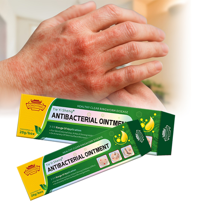 Custom logo Green Herbal Skin Cream Factory Supply Non-irritating Topical Skin Soothing Cream