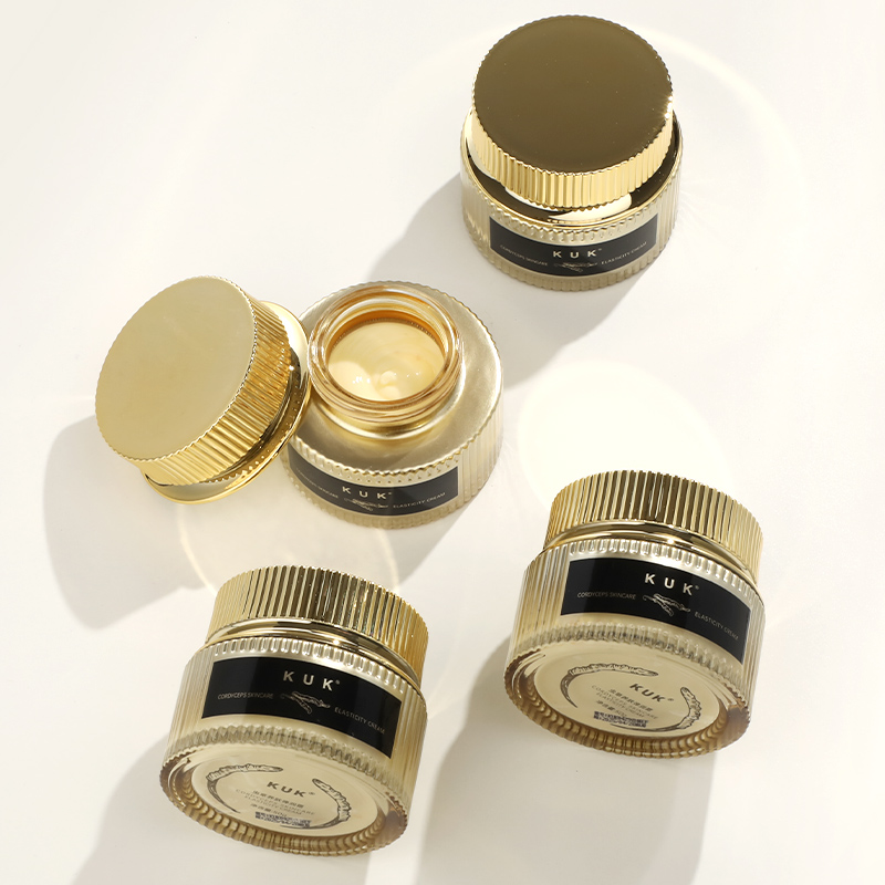 KUK Private Label Cordyceps Anti Aging Face Cream Peptide Firming Brightening Moisturizer Night Repair OEM Custom Logo Skincare