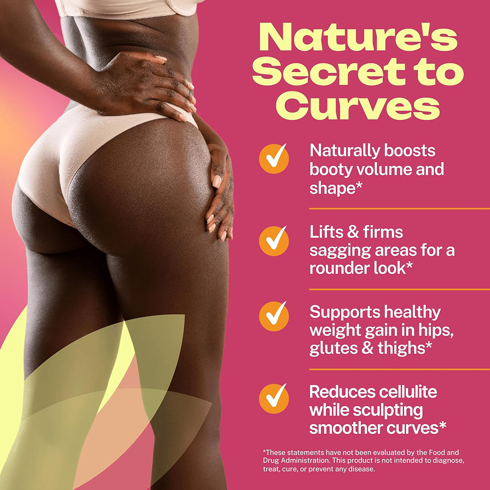 OEM/ODM Natural BBL Gummies Featuring Maca Fenugreek and Pueraria Mirifica an Herbal Supplement Designed to Support Body Shaping
