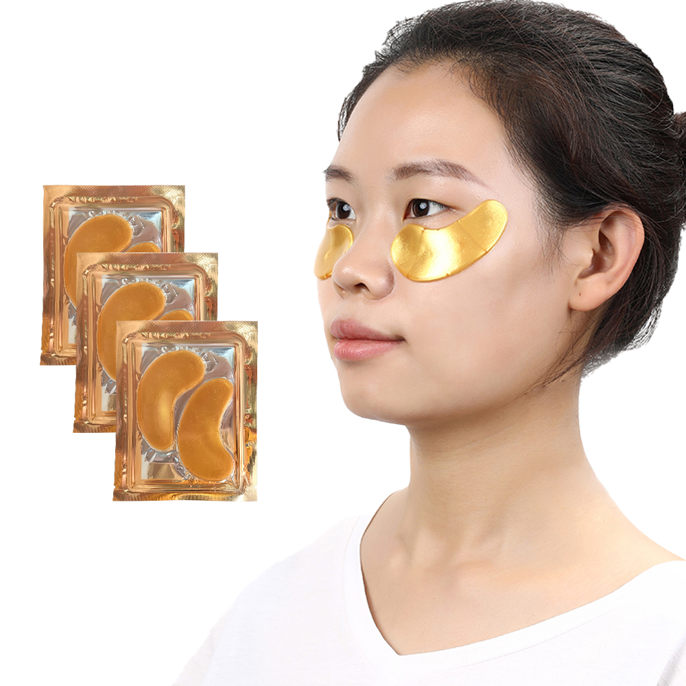Private Label Collagen Gold Eye Mask Moisture Eye Skin Gel Eye Patches for Dark Circles