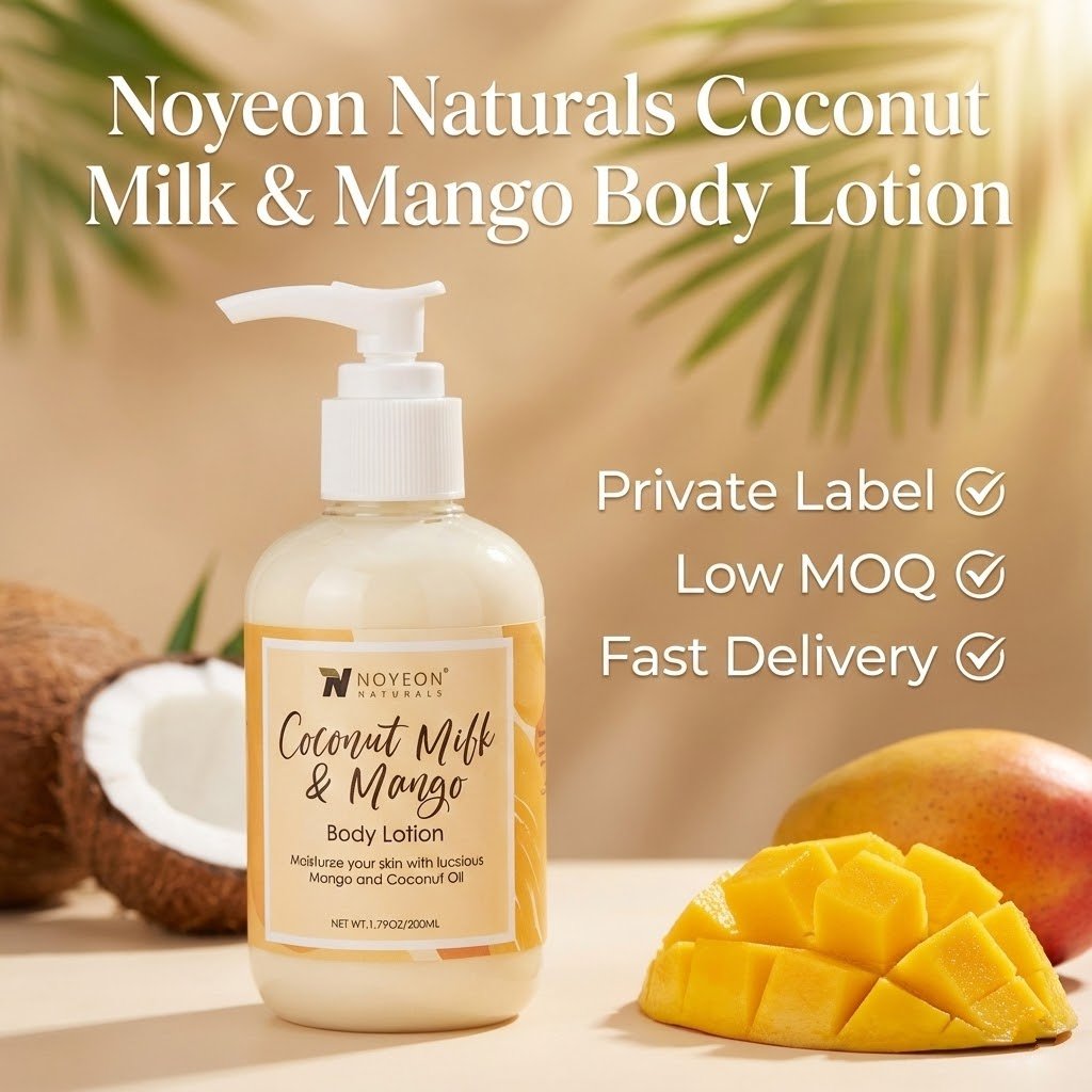 NYXX Coconut Mango Body Care Skincare Set with Moisturizing Hydrating Shower Gel Scrub Butter