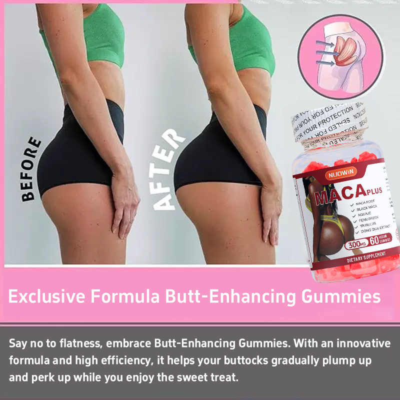 Maca Range for Buttocks Enhancement Set Natural Supplements for Buttocks Growth Fast Results Curves Enhancement Cream