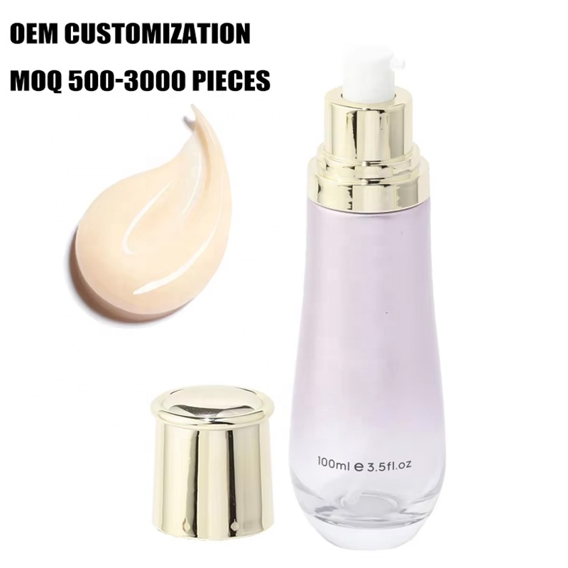 LOZEE Foundation Teint Makeup Concealer Waterproof Private Label COSMOS Glass Bottle Full Coverage