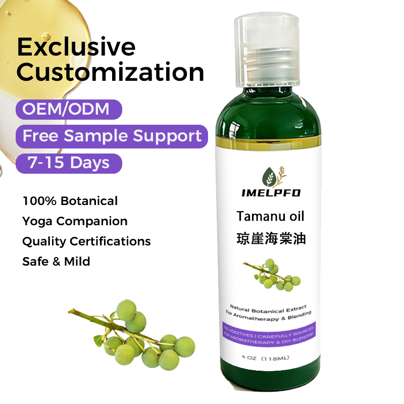 Pure Organic Tamanu Oil Cold Pressed for Cosmetic Grade Natural Skincare Small MOQ Manufacturing Wholesale