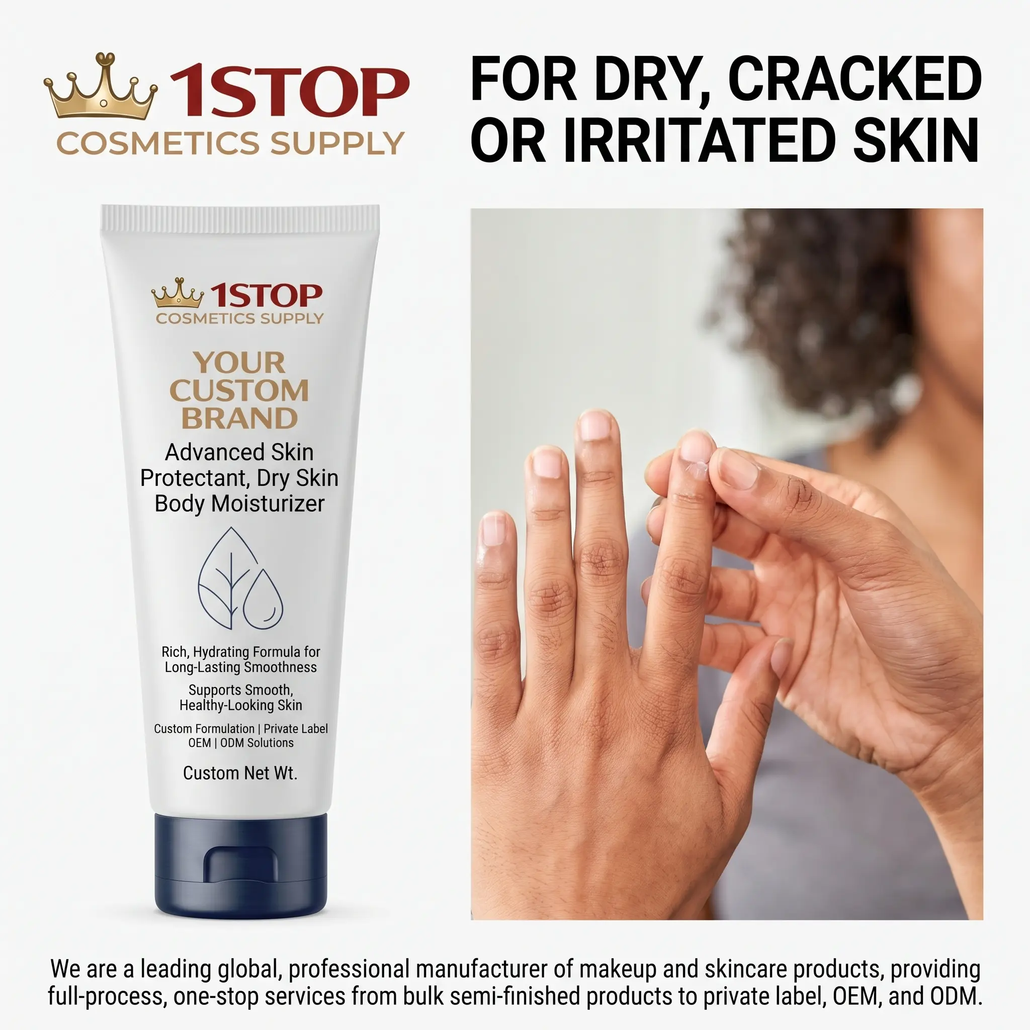 Neuropathy Cream & Body Butter Vegan Anti-Fine Lines Deeply Moisturizing All Skin Types Bulk Skincare Custom Formulation