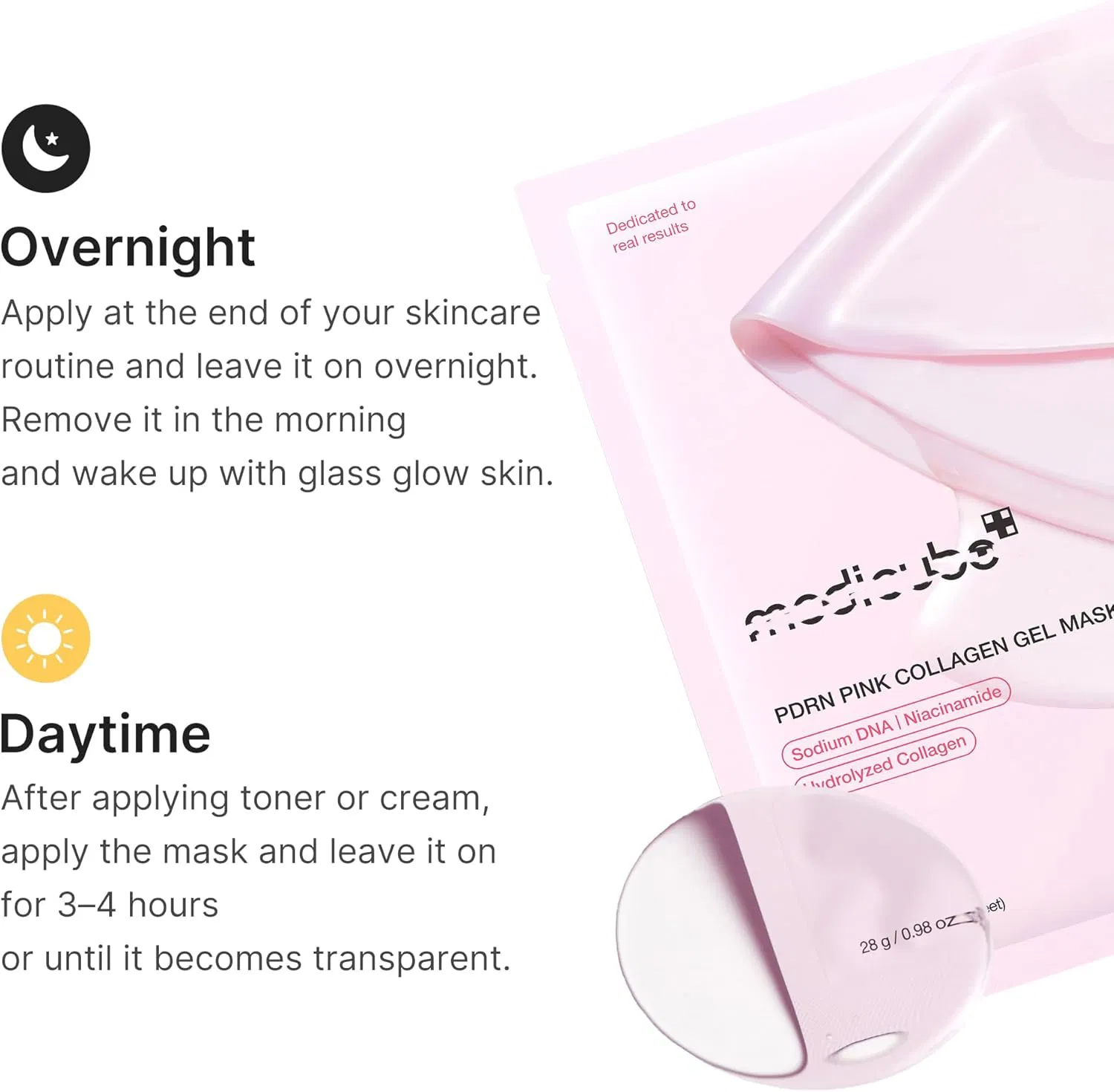 Pdrn Pink Collagen Gel Face Mask Korean Skincare