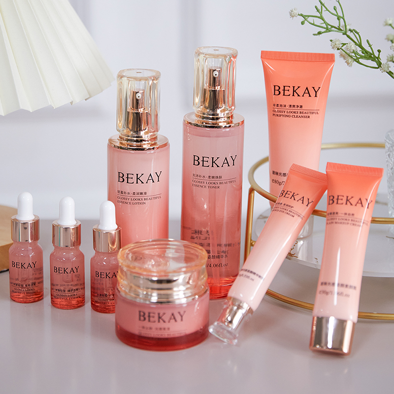 Custom Skincare Formulation Services Firming Anti-wrinkle Anti-aging Nourishing Serum Skin Care Set