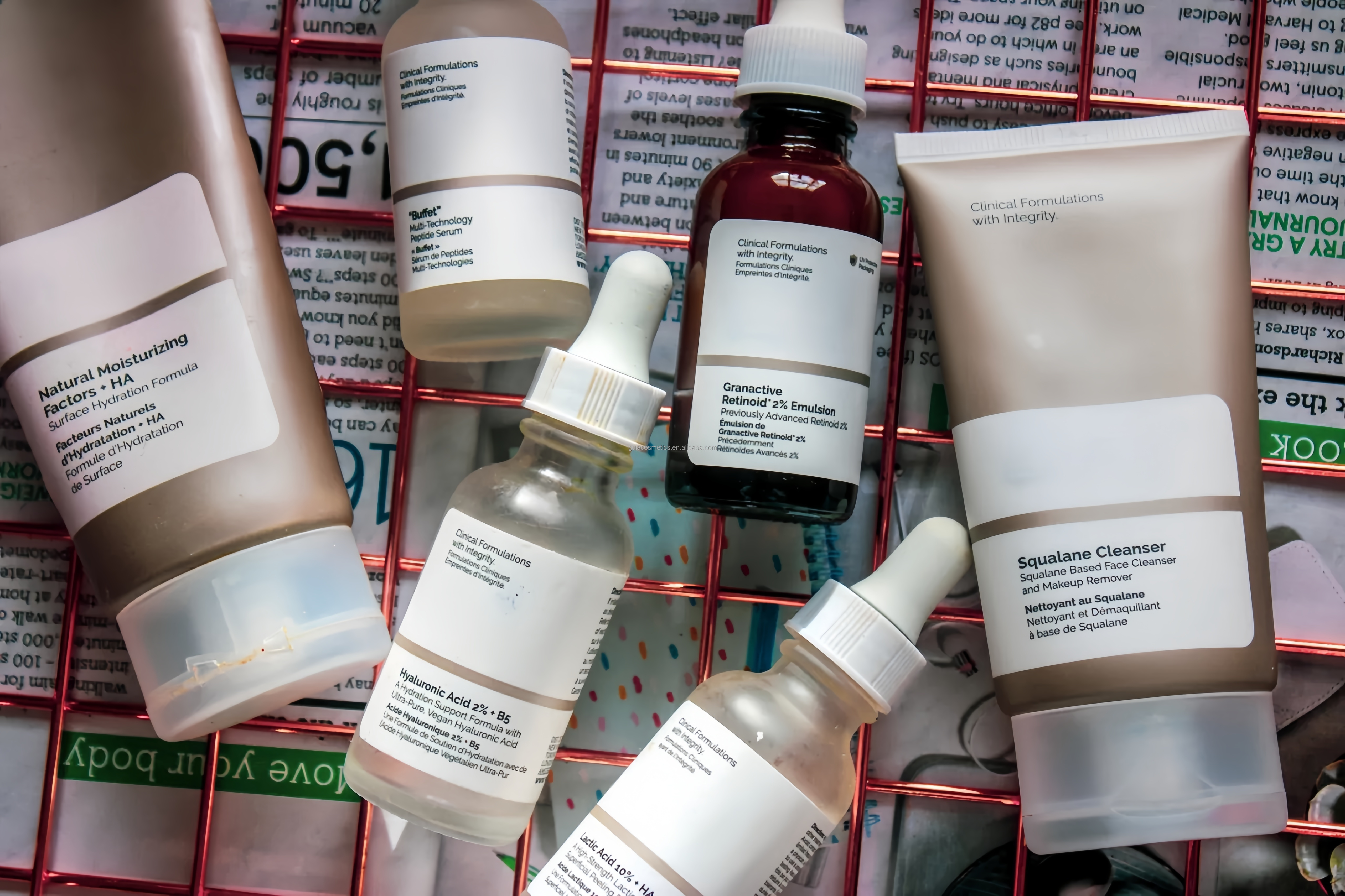 OEM Ordinary Niacinamide 10%+ Zine1% Arbutin AHA Caffeine Solution 5%+EGCG 30ML Face Serum