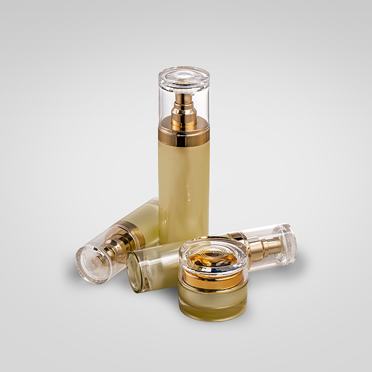 20g 30g 50g 30ml 50ml 100ml Plastic Acrylic Cosmetic Lotion Pump Bottles and Cream Jars Set Essence Plastic Bottle