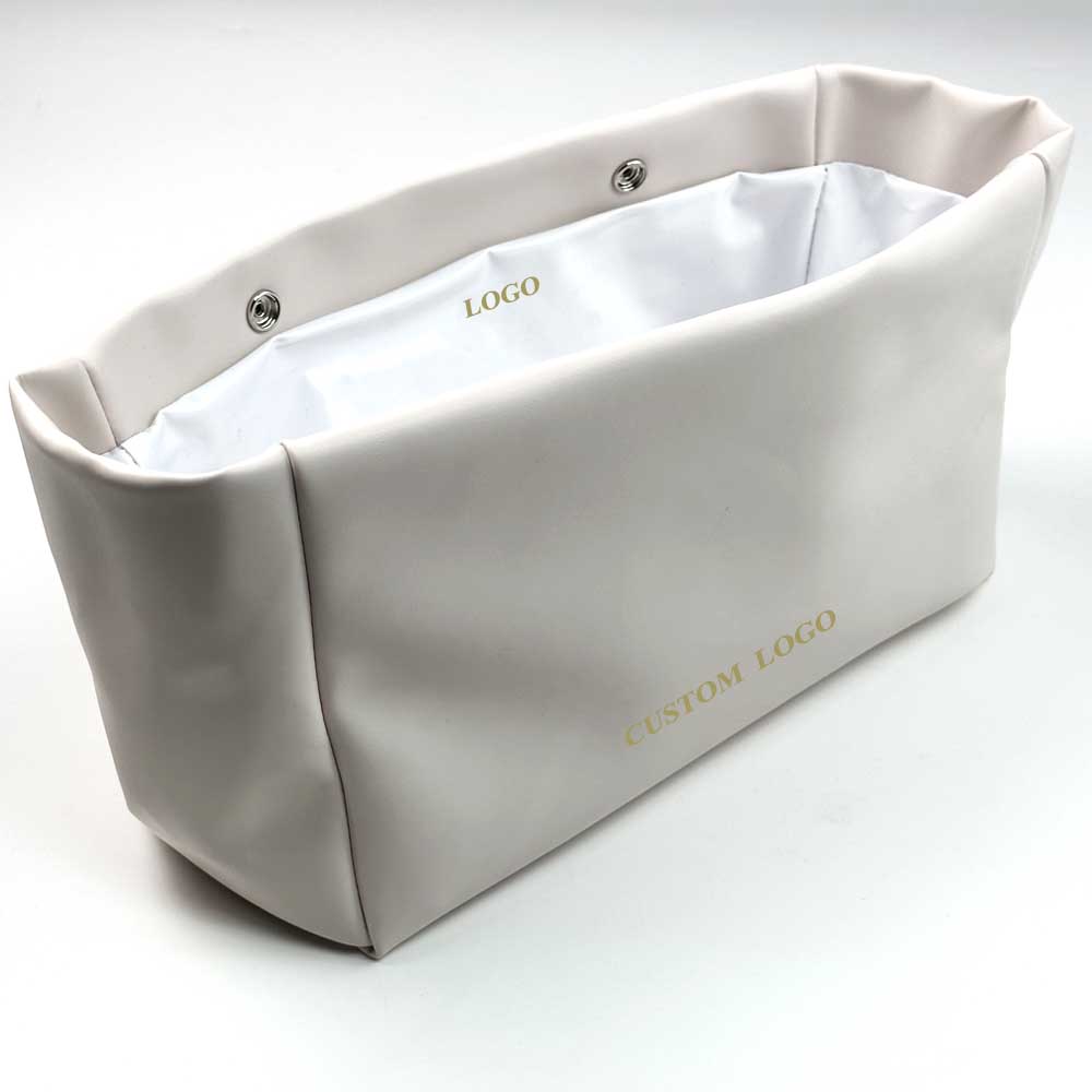 OEM Factory New Makeup Skincare Storage Bag Travel Waterproof Leather Easy Clean Cosmetic Beauty Bag Custom Logo