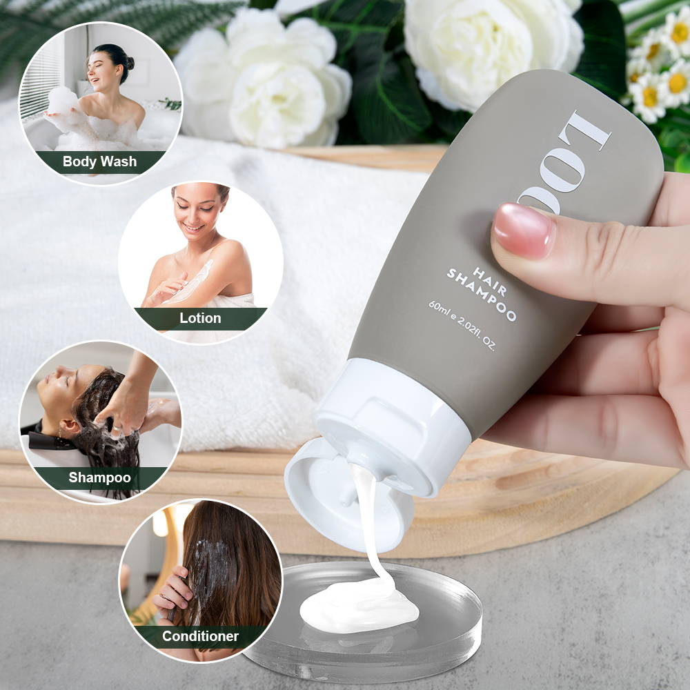 Custom Logo Sulfate-Free Hair &amp; Skin Care Set Vegan Argan Oil Shampoo Body Wash Bulk Wholesale Private Label Cosmetics Set