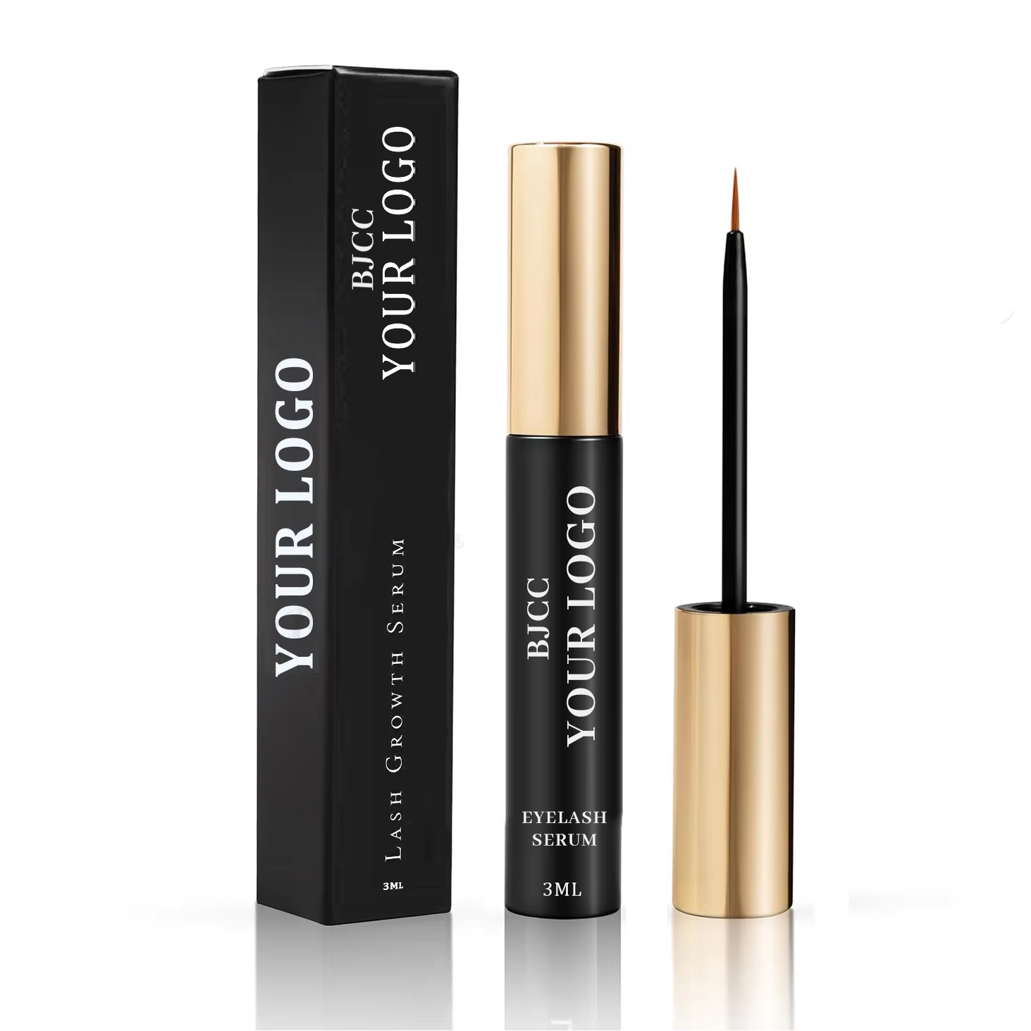 Natural Vegan Formula Allergy-Free Eyelash Serum Private Label Oil Free Organic Moisturizing Eye Lash Serum Growth