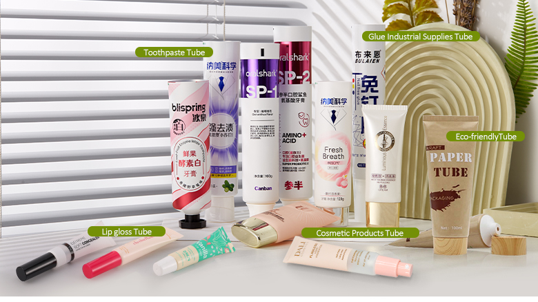 Cosmetic Packaging Soft Tube Banner