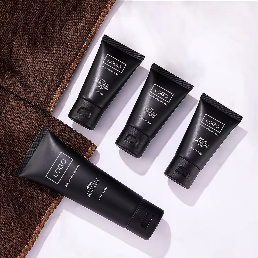 Private Label Mens Skin Care Products Vegan Organic Repair Moisturizing Acne Anti-Aging Whitening Korean Skin Care Set for Men
