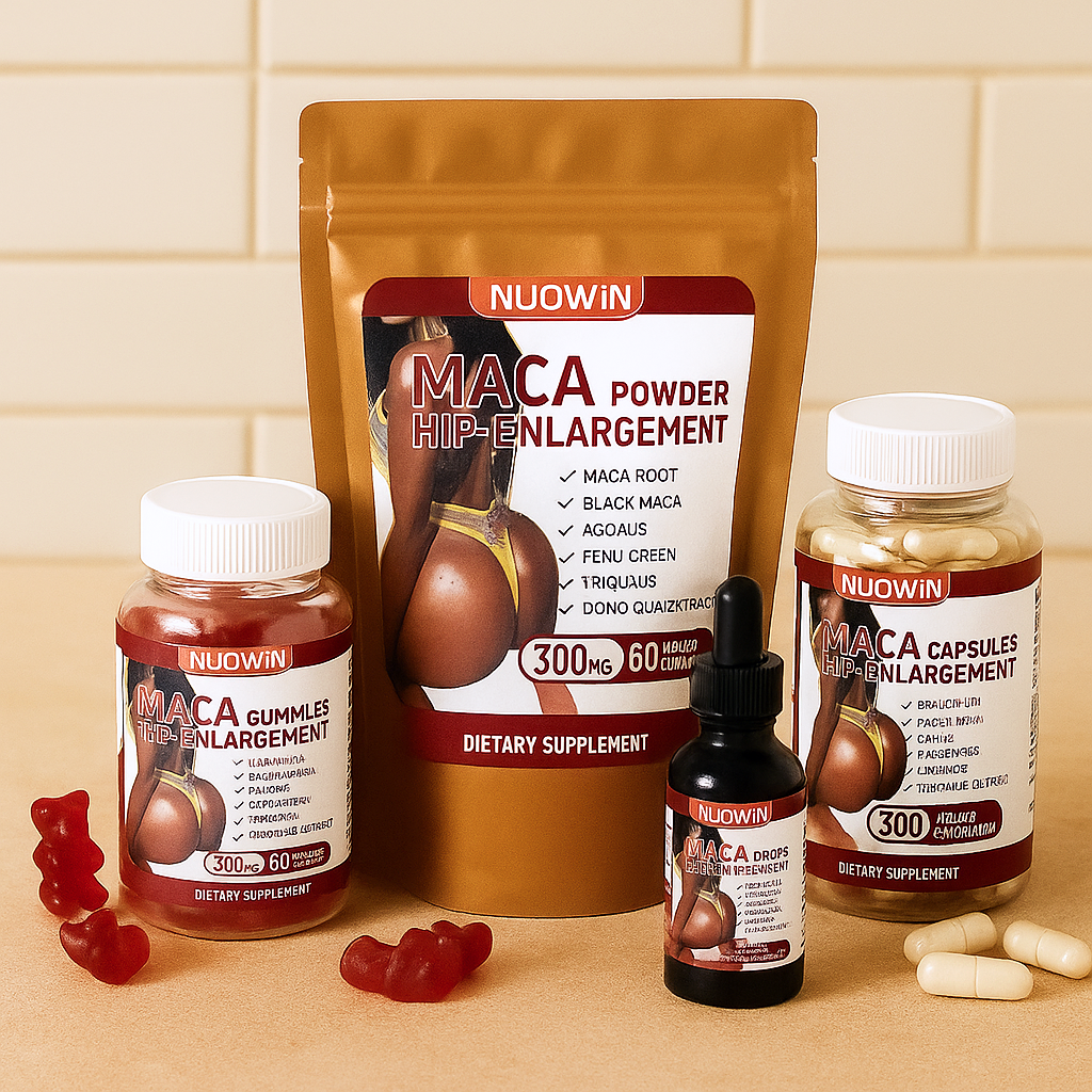 Maca Range for Buttocks Enhancement Set Natural Supplements for Buttocks Growth Fast Results Curves Enhancement Cream