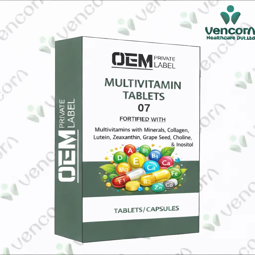 Private Label Multivitamin Tablet for Women 07 Third Party Nutraceutical OEM Manufacturing Bulk Supply