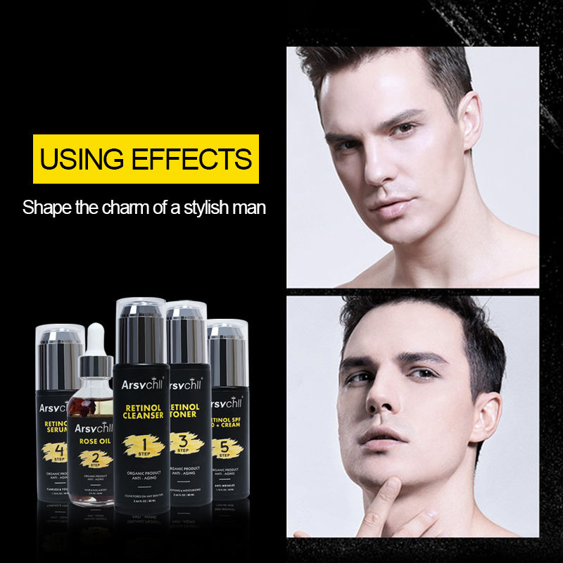 Men Skincare Moisturizing Anti Aging Organic Face Men's Skin Care Set Products
