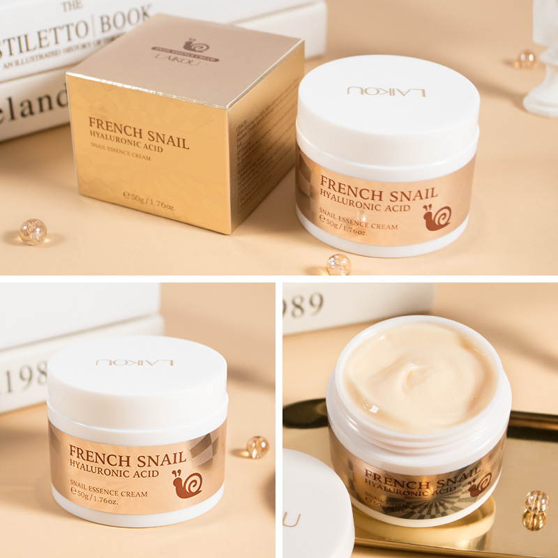 Manufacturer's Supply 50g Snail Essence Cream with Collagen and Niacinamide Moisturizing Skin Care Product