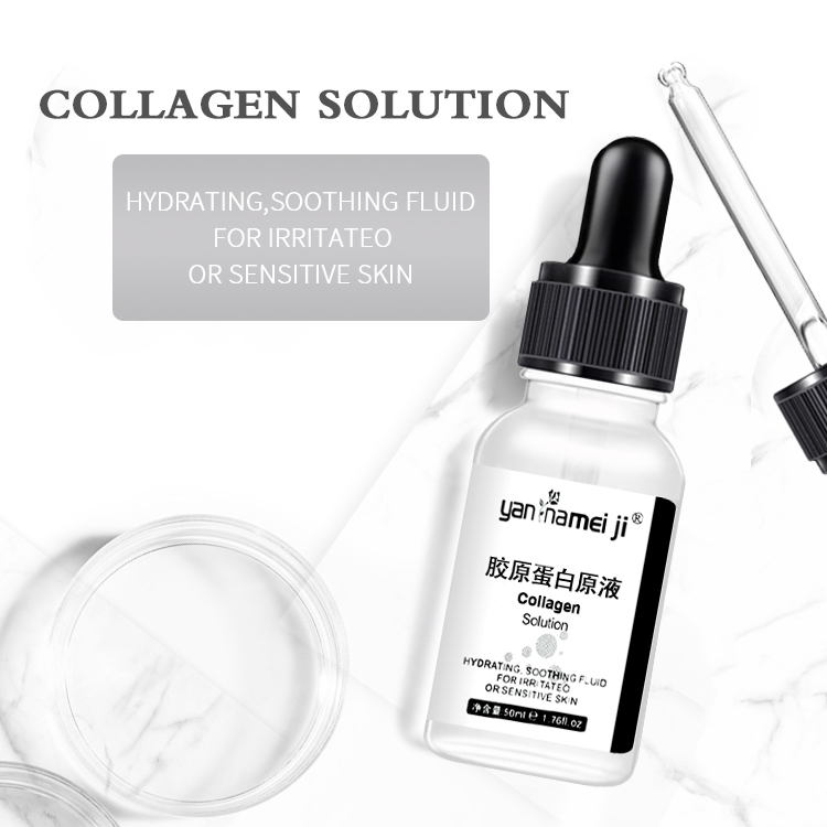 Have Stock Anti-Aging Hyaluronic Acid Face Serum Moisturizing Collagen Whitening Solution with Anti-Wrinkle Feature Liquid Form